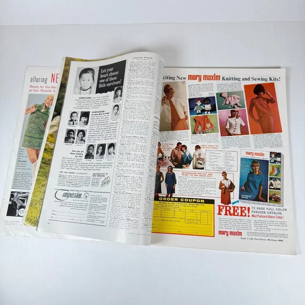 McCall's Needlework & Crafts Magazine Spring-Summer 1968 Vintage